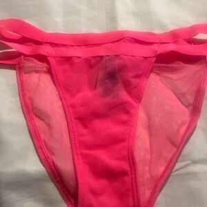 Victoria Secret Very Sexy mesh sheer panty XS New